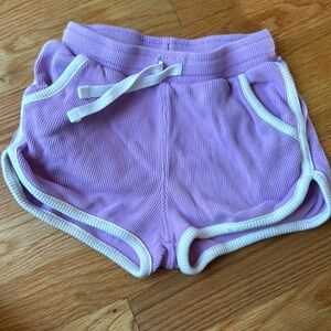 Tea Collection lilac track shorts size 4